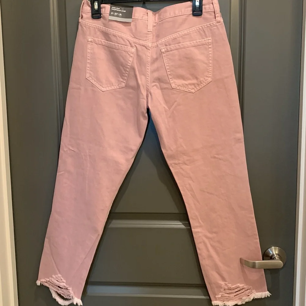 Mossimo Pink Denim crop jeans NWT - Picture 5 of 6